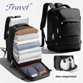 Flight-Ready Travel Backpack with Shoe Compartment