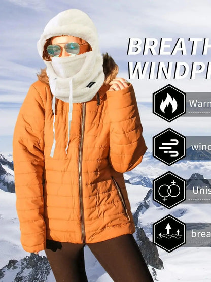 Thermal Windproof Hood Face Cover Adjustable