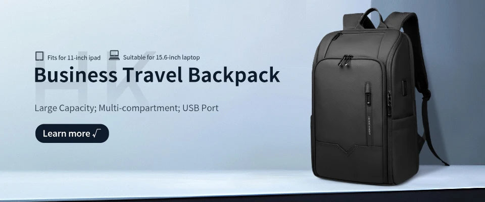 Travel & Business Backpack – 17.3" Laptop, TSA-Ready & Anti-Theft