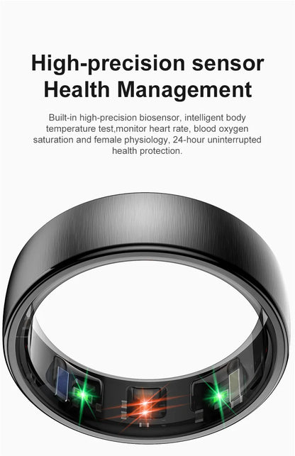 R10 Health Smart Ring with Charging Dock Men Women
