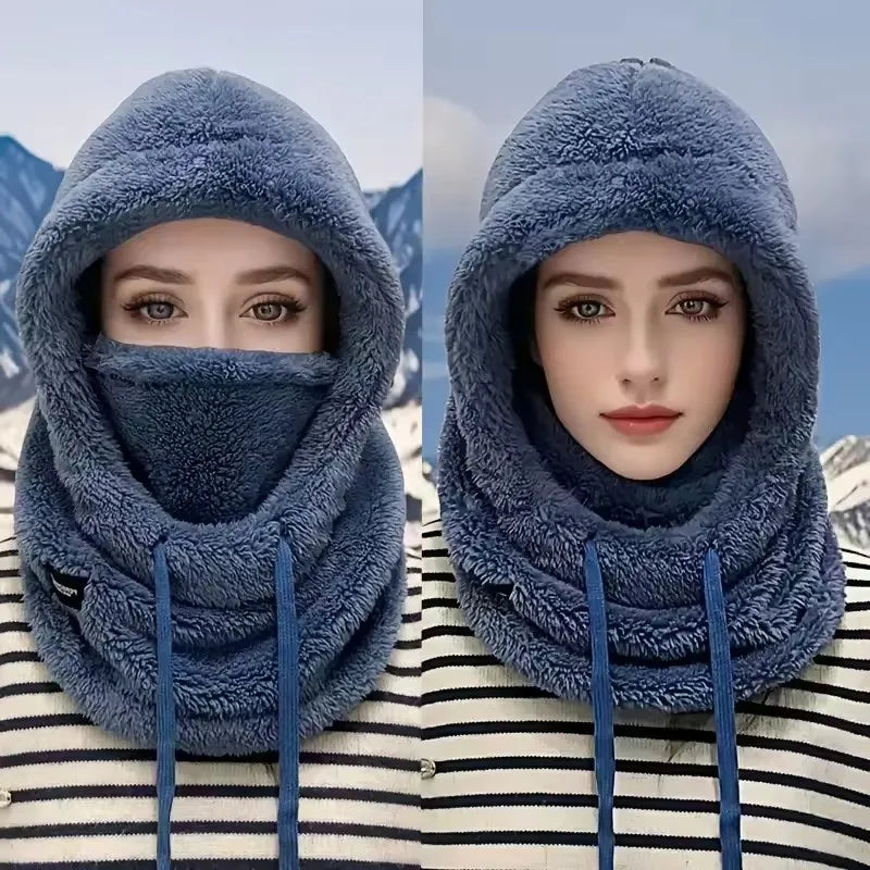 Thermal Windproof Hood Face Cover Adjustable
