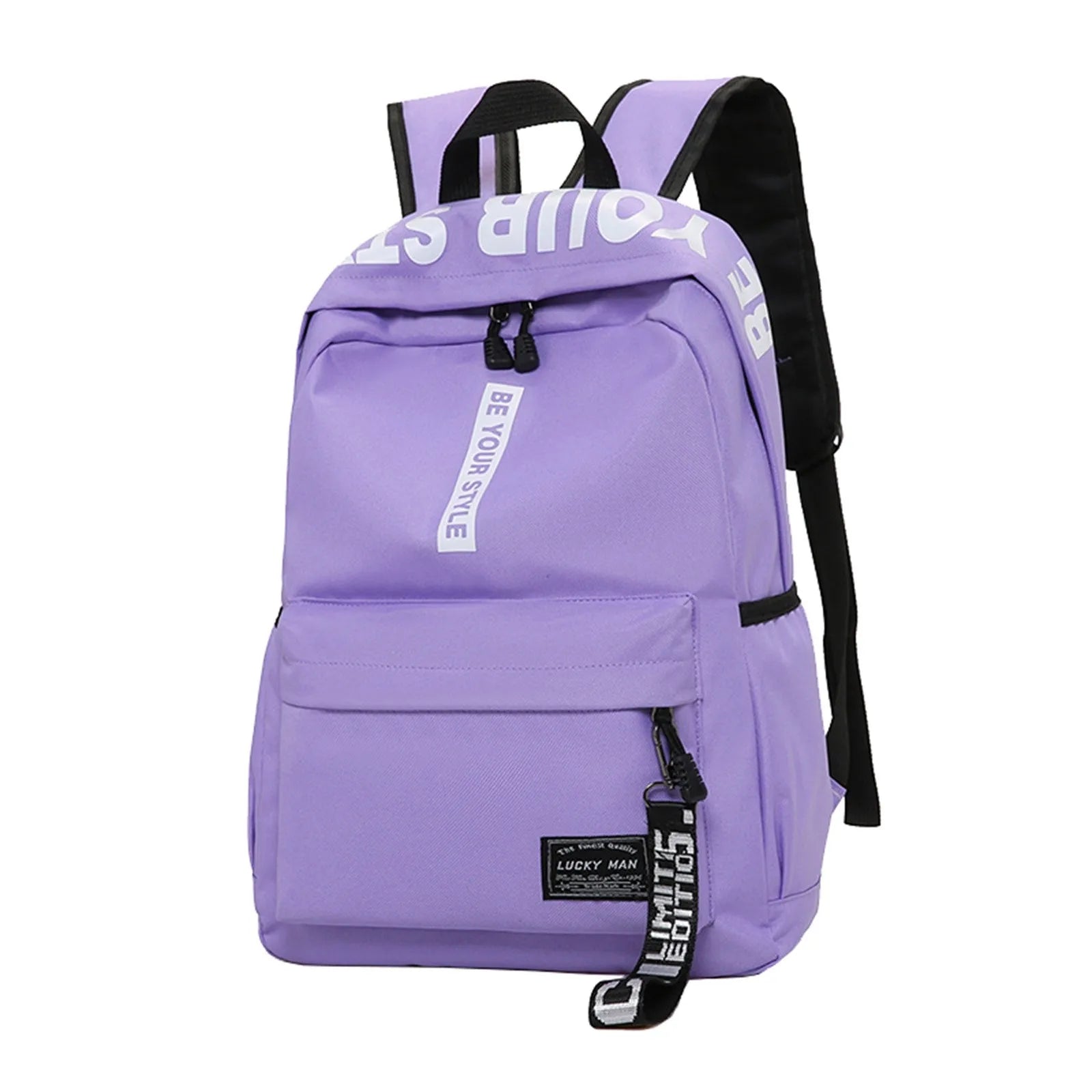 Fashionable Lightweight Backpack – Waterproof Nylon School & Travel Bag