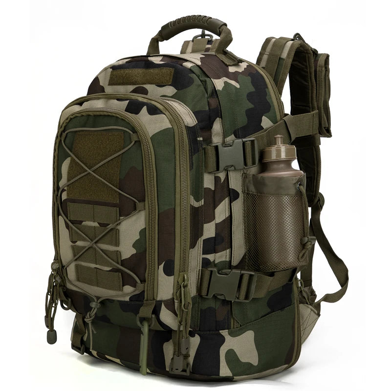 Military Tactical Backpack – 65L MOLLE Army Rucksack