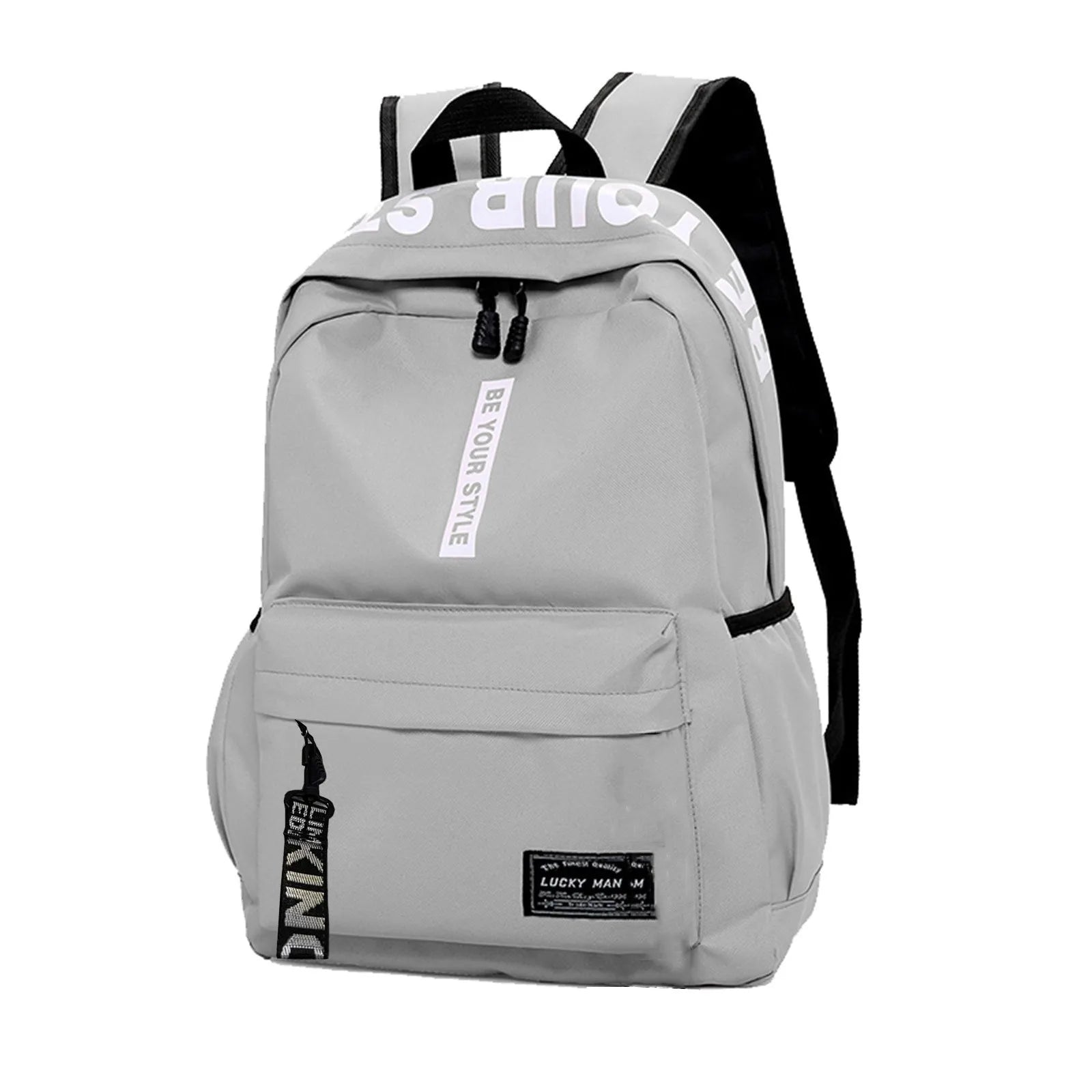 Fashionable Lightweight Backpack – Waterproof Nylon School & Travel Bag