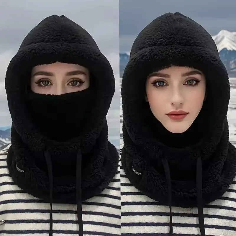 Thermal Windproof Hood Face Cover Adjustable