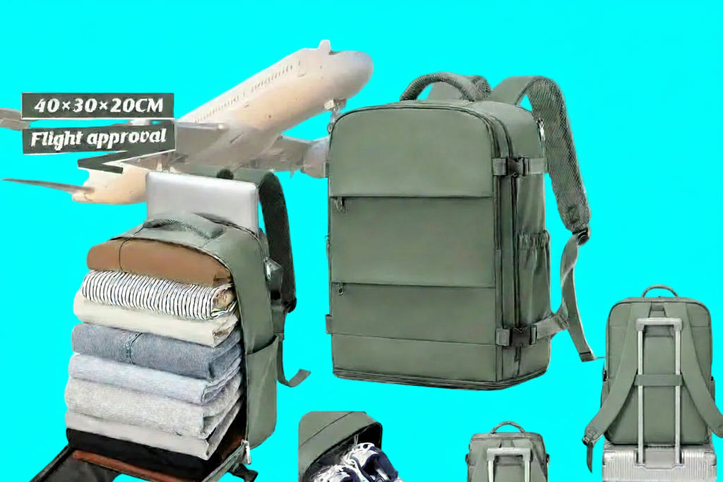 Flight-Ready Travel Backpack with Shoe Compartment